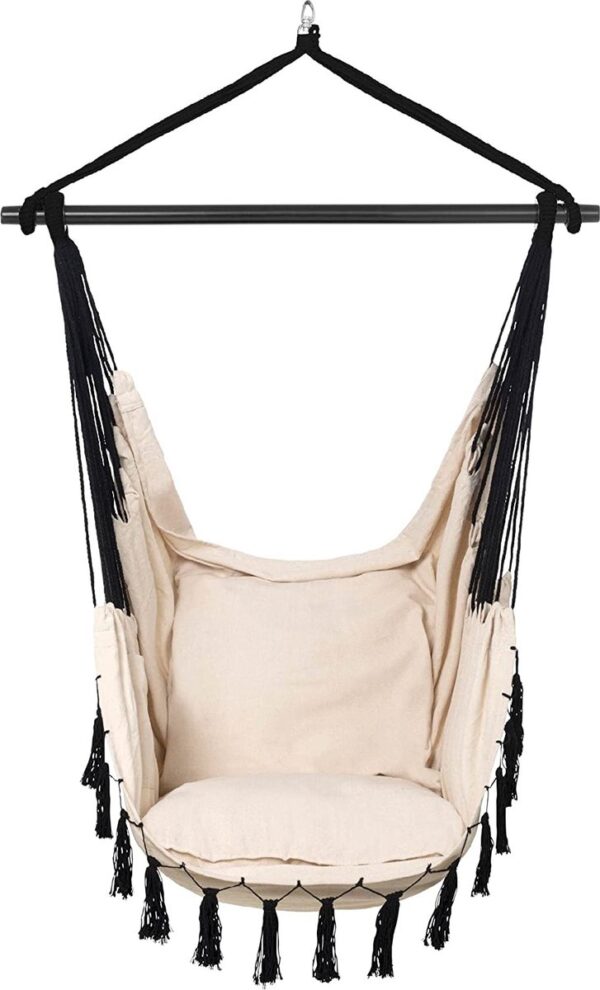 Hangstoel - hammock stoel - binnen en buiten - hangnestje - luxe hangstoel (8720837084517)