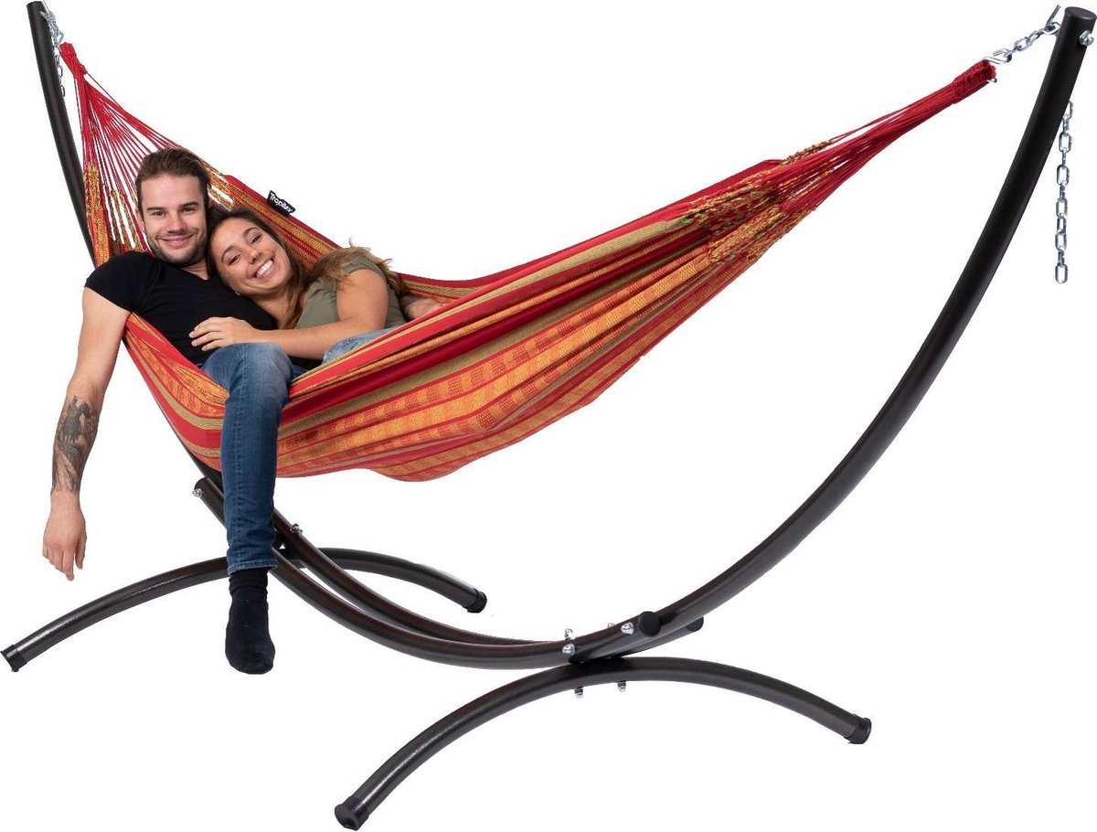 Tropilex Hangmat met Standaard 'Arc & Chill' happy (8719925912917)