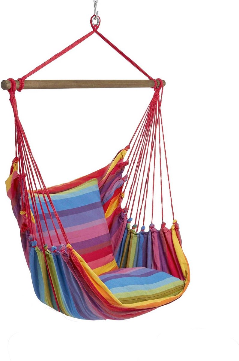 Lazy Rezt hangstoel Rainbow XL incl. 2 kussens 60x60 cm (0642968898970)