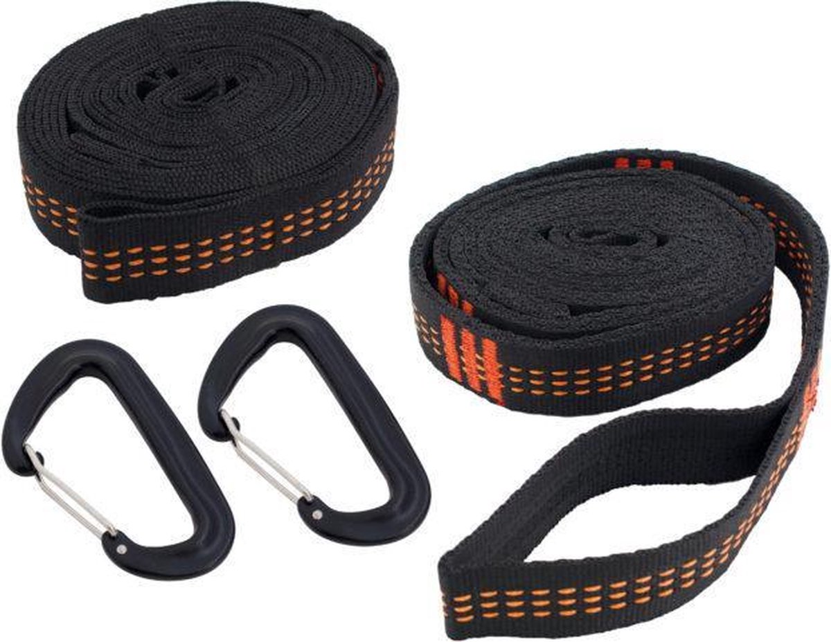 Travelsafe Ophangset Hangmat Tree Straps Polyester 5-delig (8712318924252)