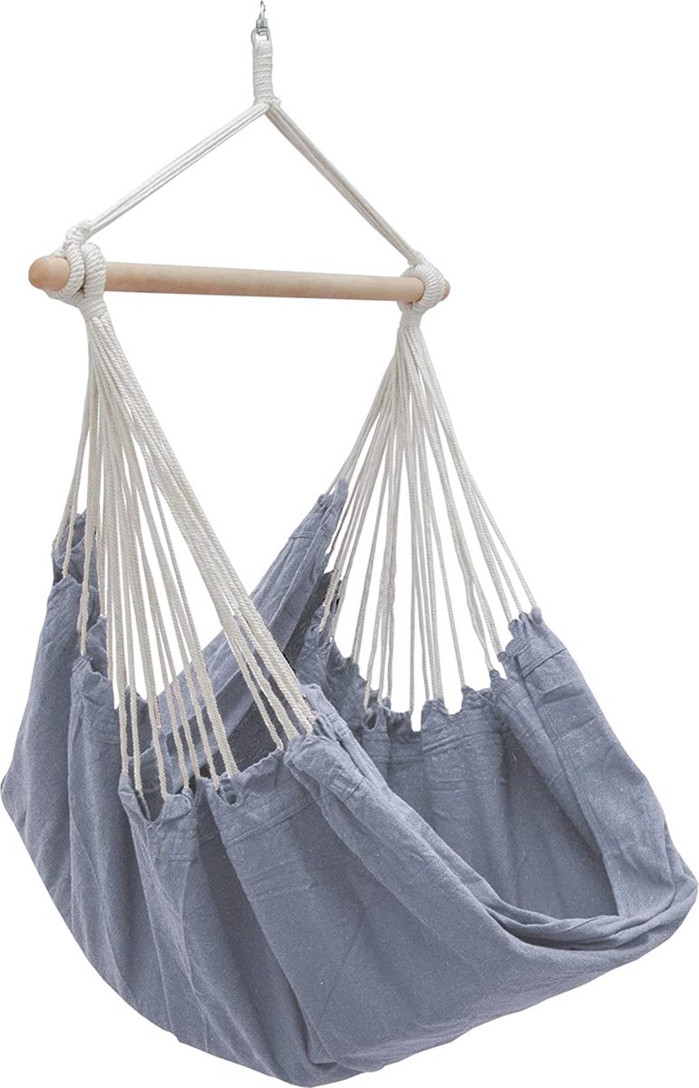 Hangstoel - hammock stoel - binnen en buiten - hangnestje - luxe hangstoel (8720837084432)