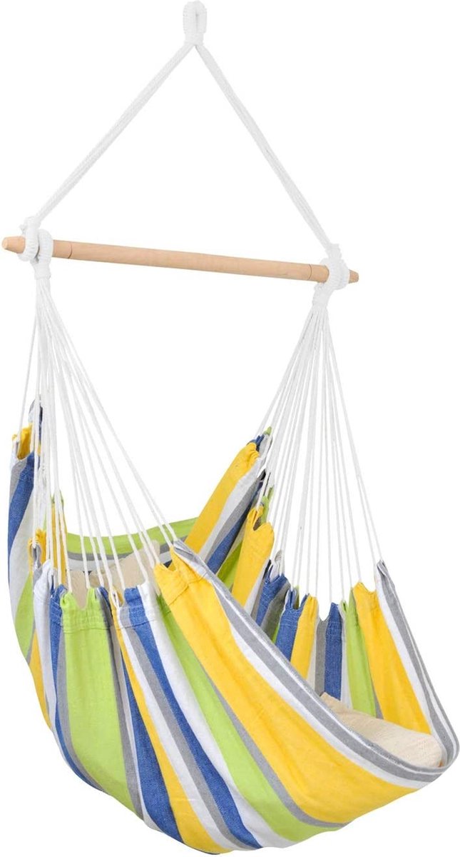 Hangstoel - hammock stoel - binnen en buiten - hangnestje - luxe hangstoel (8720837084722)