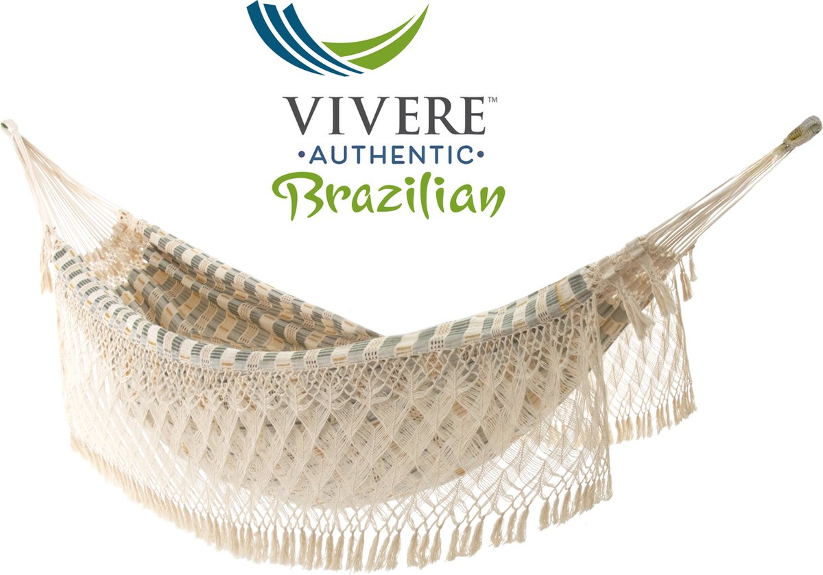 Vivere Authentieke Braziliaanse luxe hangmat - Honey Island (0713799004370)