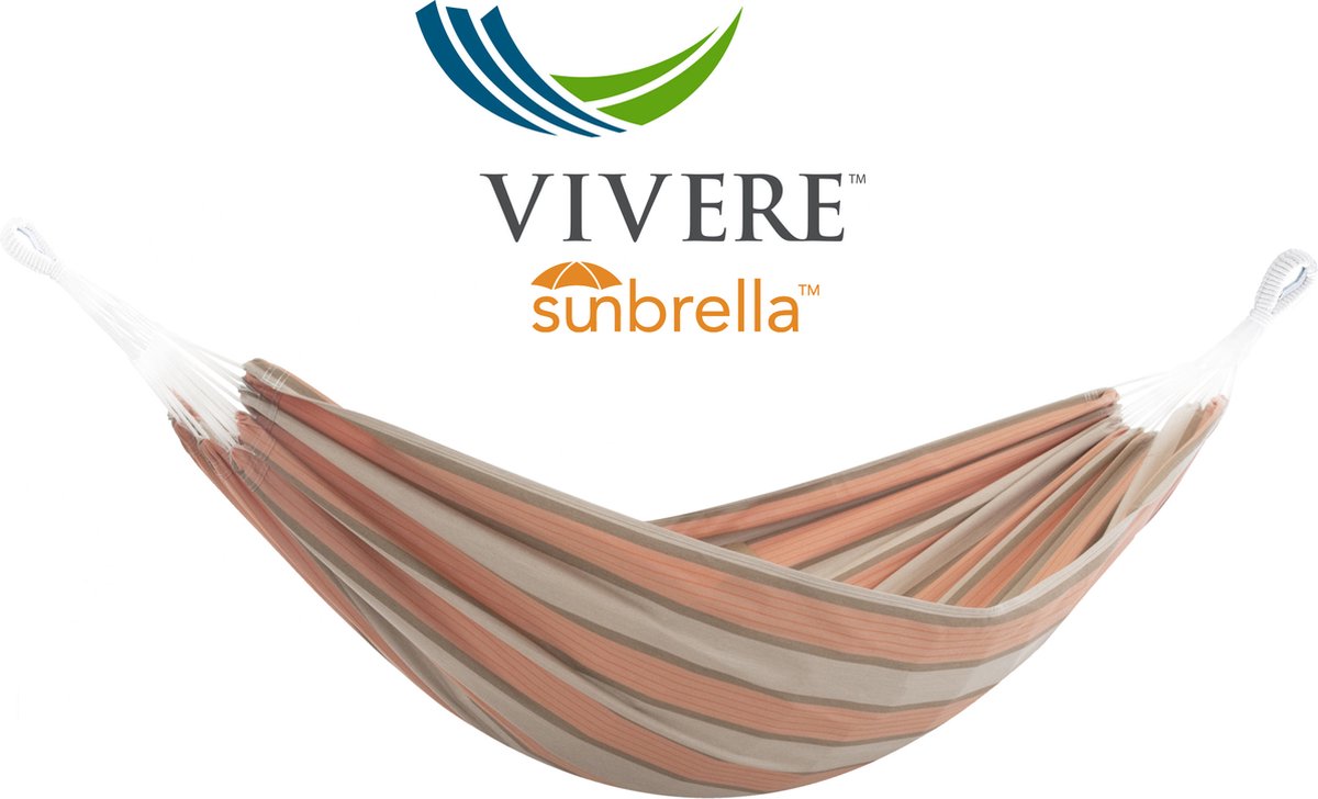 Vivere Braziliaanse Sunbrella® hangmat - Cameo (0713799004455)