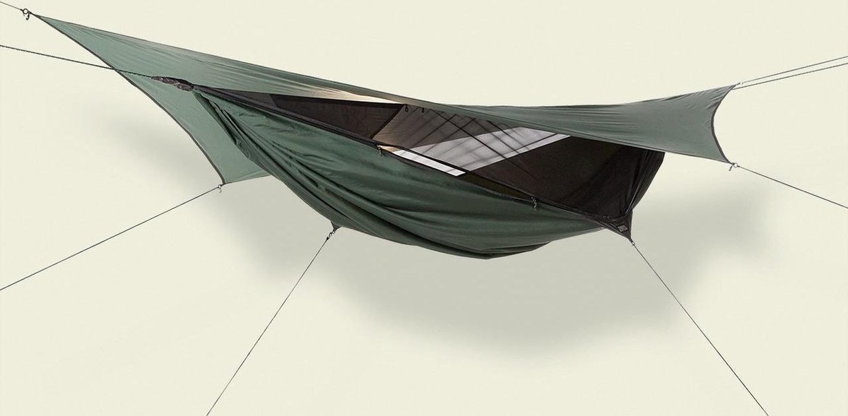 Hennessy Hammock - Expedition Zip - Hangmat - Hunter green - Polyester - Ritssluiting (0832667111146)