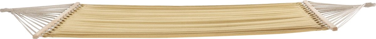 In And OutdoorMatch Katoenen Hangmat Benton - 200-220x150 cm - Tot 200 kg - Beige (8721085011386)