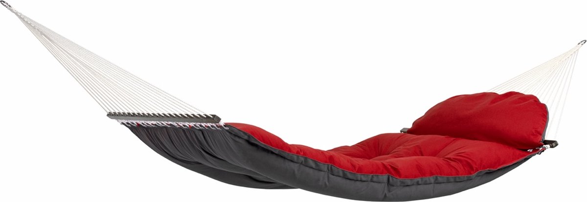 Amazonas Hangmat Fat Hammock Red - 365 x 140 cm (4030454007115)