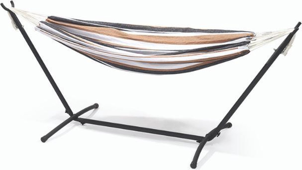 Rijoka Hangmat Met Standaard - Draagkracht 150kg - 275x100x110cm (8720297571091)