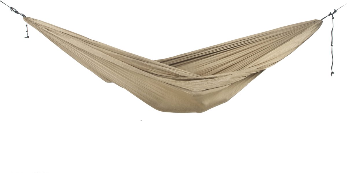 Ticket To The Moon - Hangmat - Home Hammock Natural Beige (420 × 300 cm. premium fabric with 22kN Carabiners. Ropes & Hammock Sleeves) (0727670930412)