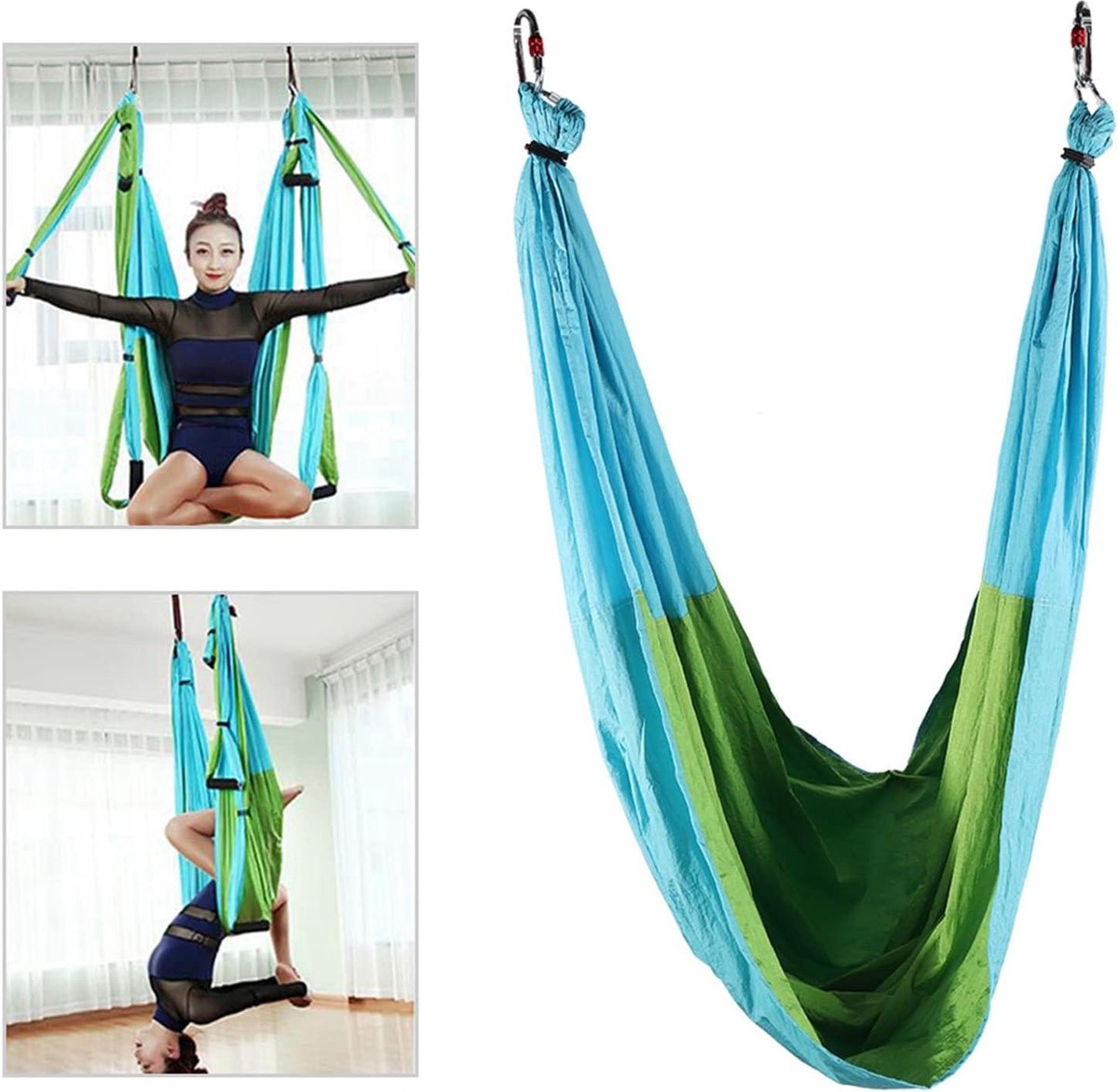 Aerial Yoga Hammock stoffen materiaal - sling-yoga hangmat schommelstoel - yoga hangmat swing (8785302372469)