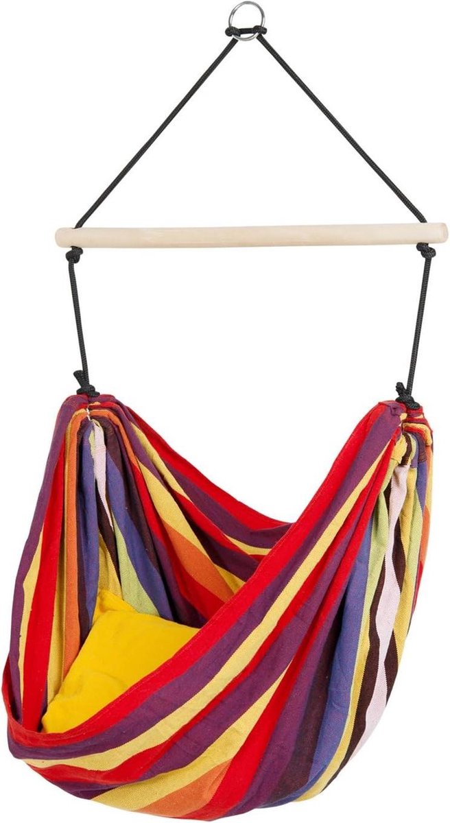 Hangstoel cocoon EllTex Kid's Relax Rainbow 155 cm x 120 cm - Voor kinderen tot 80 kg hangstoel cocoon (6150832748725)