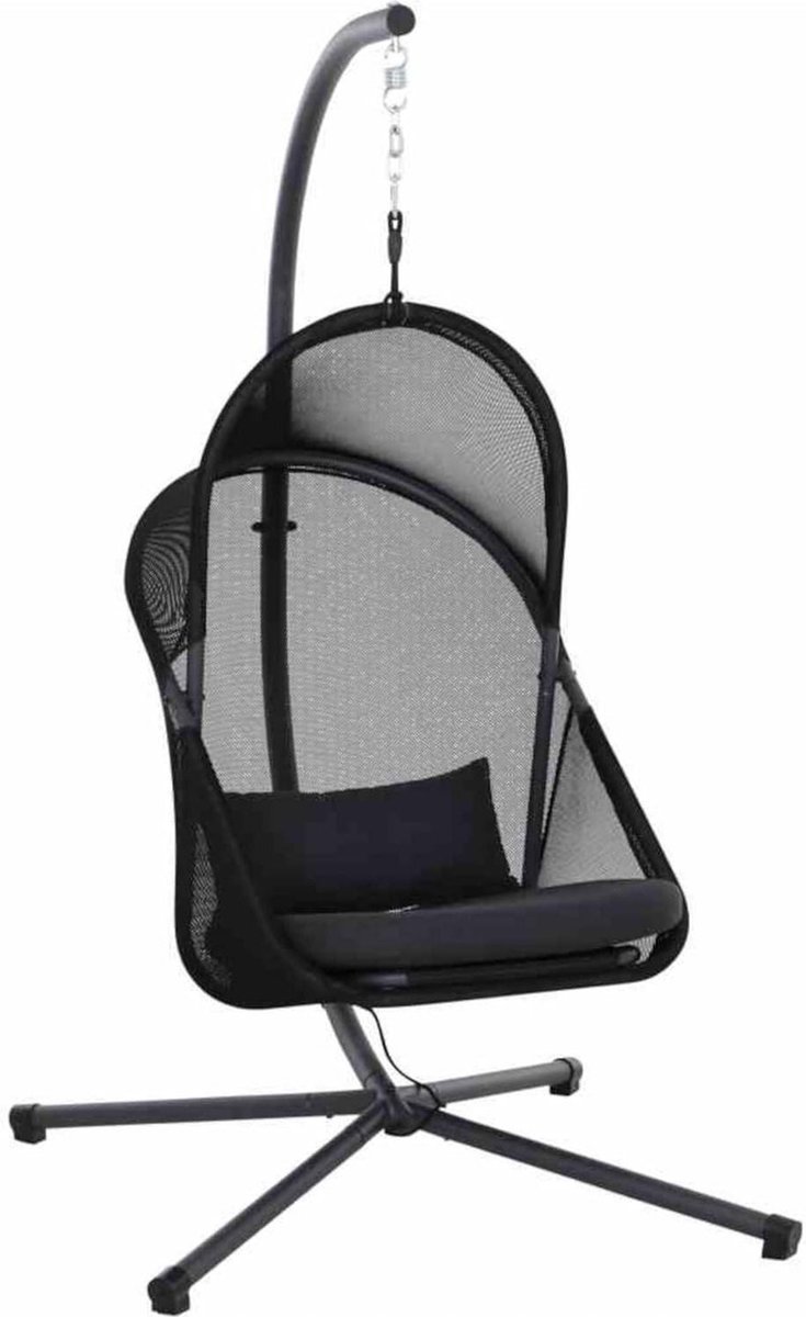 Hangstoel cocoon YOBAYA Cool Black - outdoor hangstoel met comfortabele zitplaatsen hangstoel cocoon (6150832753798)