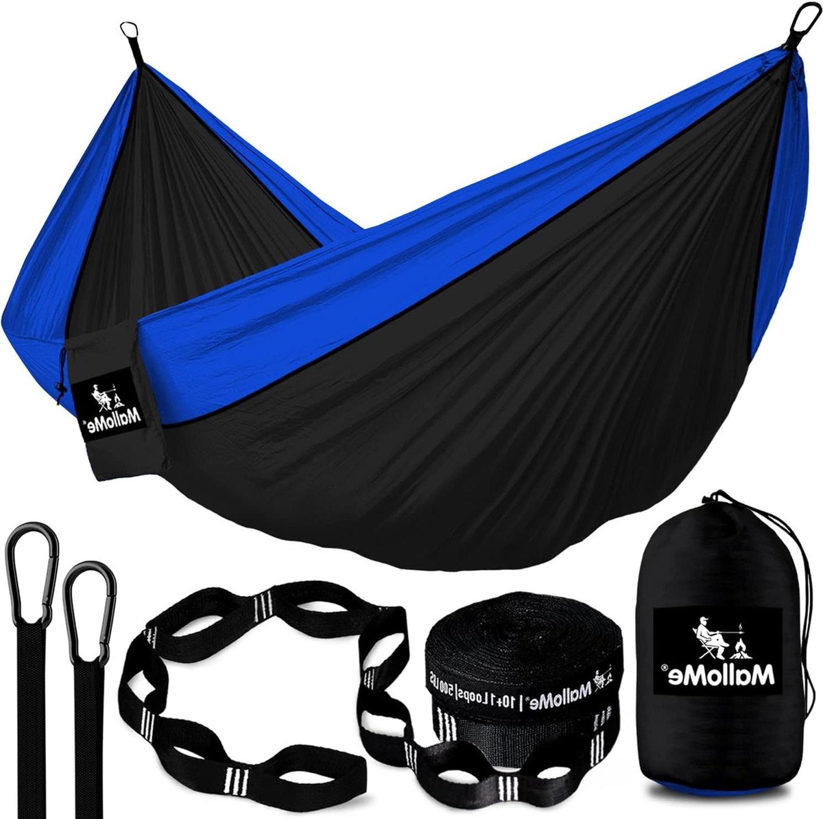 Dubbele hangmat ultralichte reisadventuur - 2 personen - 300 x 200 cm hangmat 2 person (6152809626647)