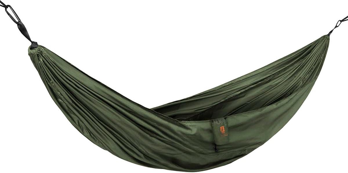 Olijf hangmat voor buiten - hangmat voor 2 personen - hangmat camping - hangmat kinderen - outdoor weerbestendig - camping accessoires - camping gadgets hangmat 2 person (6152809690679)