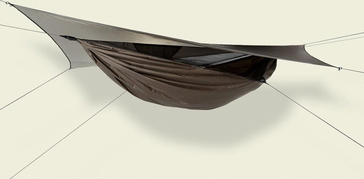 Hennessy Hammock - Explorer Ultralite Classic XL - Hangmat - Coyote Brown - Polyester - Klittenbandsluiting (0832667372219)